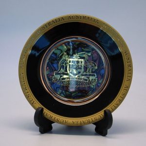 24-Karat Gold Ceramic Plate